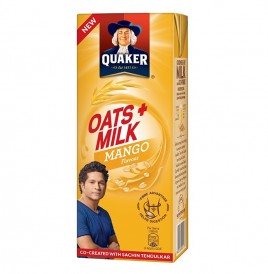 Quaker Oats + Milk Mango  Tetra Pack  180 millilitre